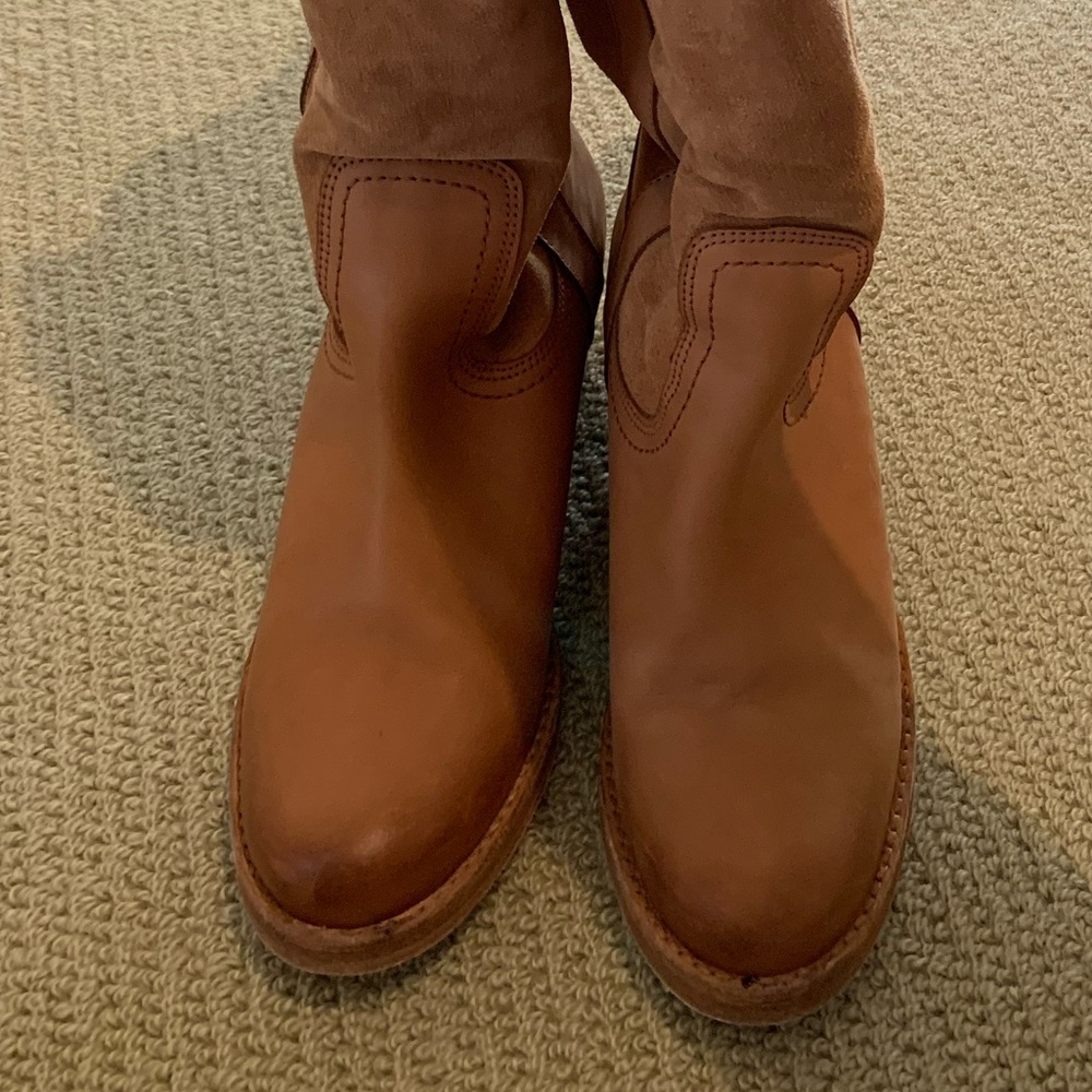 Free People Adirondack Tall Boot in Taupe - Picture 3 of 7